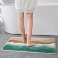 thumbnail image 4 of Alfombras de baño de microfibra, alfombrillas peludas suaves y absorbentes para ducha, bañera, lavabo, inodoro, alfombrillas de felpa antideslizantes para sala de estar, dormitorio, cocina, 4 of 6