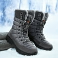 thumbnail image 3 of IUJSOY Snow Boots for Men Waterproof Insulated Work Winter Boots Warm Lined Ankle Hiking Boots, 3 of 7