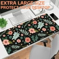 thumbnail image 6 of Flowers and Leaves Gaming Mouse Pad,Large Non-Slip Thick Stitched Edge Mouse Mat for Home Office Gaming Keyboard Desk Pad (35.4 x 15.7 Inches), 6 of 6