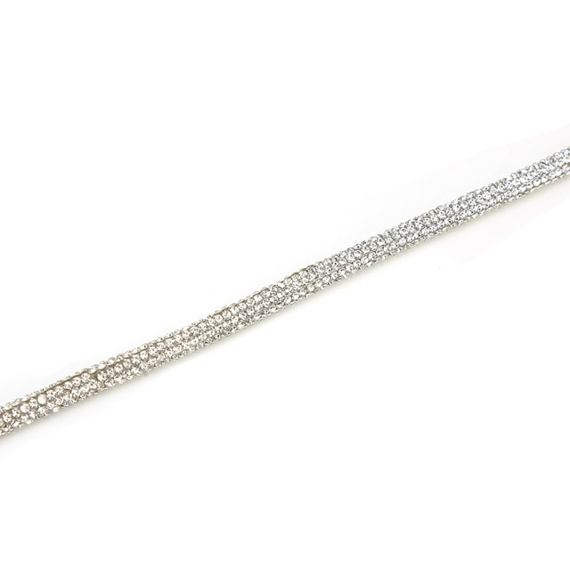 Rhinestones Tube Ribbon, Multifunction Rhinestones Chain Convenient For Clothing Accessories For Shoes For Wedding Dresses For Dresses For Necklaces