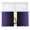 Purple/Black, variant on Purple Black Ombre Semi Sheer Window Curtains 96 Inches Long, Gradient Contemporary Abstract Art Rod Pocket Voile Silky Chiffon Curtain Light Filtering Drapes for Living Room, 52"x96", 2 Panels