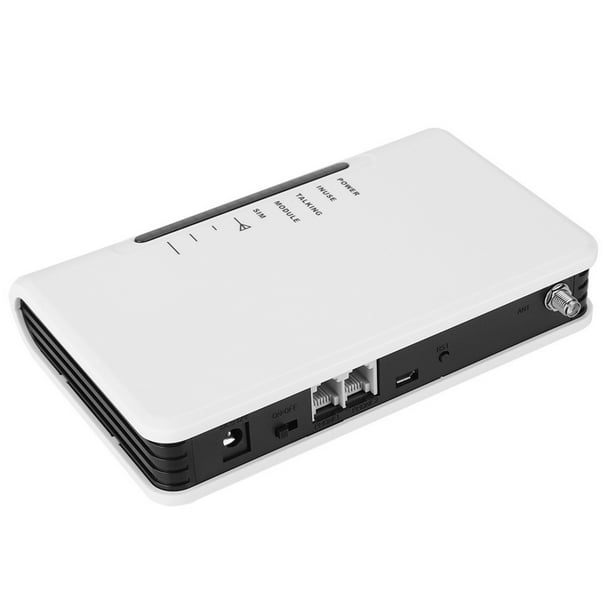 Terminal GSM Fijo De Cuatro Bandas (850/900/1800/1900 MHz) Con Tarjeta SIM, Para Llamadas Locales E Internacionales, Compatible Con PABX Y Alarmas, Enchufe UE, Tamaño 120x85x28 Mm