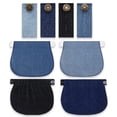 thumbnail image 3 of Minnieouse 8 piezas de pantalones elásticos de maternidad botón cintura pantalones cinturón extensión hebilla herramienta de alargamiento suministros Accesorios de disfraces Como se muestra NO1 Minnieouse BFH000101-01, 3 of 6