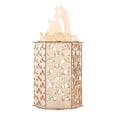 thumbnail image 1 of 1PC DIY Wooden Hollow Hexagonal Wedding Cards Sign-in Box Wedding Use Box, 1 of 9