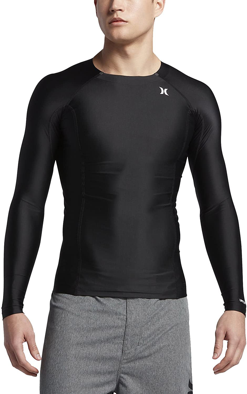 Details about   Hurley Pro Max Men's Long-Sleeve Surf Top Black Mens Small MSRP $70 