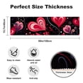 thumbnail image 2 of Valentine's Day Love Absorbent Washable Rectangular Kitchen Mat Rug, 15.7"x59" - Grey, 2 of 6