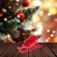 thumbnail image 5 of 12 piezas de mini trineos navideños, decoración festiva de escritorio, adorno de trineo, centro de mesa de trineos de Papá Noel para decoraciones navideñas, suministros para fiestas navideñas, 5 of 5