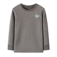 thumbnail image 2 of JAJAHO Kids Pajama Top Boys Girls Fall Winter Cotton Sleepwear Long Sleeve Crew Neck Pullover Tops 1-12Y, 2 of 4