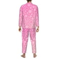 thumbnail image 5 of Kll Breast Cancer Pink Ribbons Awareness Sleepwear Mens Flannel Pajamas,Long Cotton Pj Set, 5 of 9