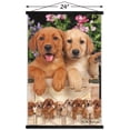 thumbnail image 3 of Keith Kimberlin - Puppies - Labs Wall Poster with Magnetic Frame, 22.375" x 34", 3 of 5