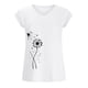 thumbnail image 3 of Moda Mujer Causal Cuello en V Impresión Blusa sólida Camiseta sin mangas Tops de verano Fridja  gh6377, 3 of 3