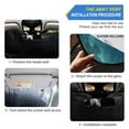 thumbnail image 2 of Qxltty Wolf King Dreamcatcher Car Windshield Sunshades Foldable UV Rays Sun Visor Protector Keep Your Vehicle Cool 53×23.5in, 2 of 8