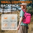 thumbnail image 2 of Mochila de Senderismo SFIUYDS Impermeable Ligera 15L (Rosa), 2 of 7