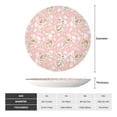 thumbnail image 2 of Kdxio Easter Bunny Bone China Decorative Plate Ceramic Decorative Plate for Home Office Wall Stand Decorative Plates for Home Bedroom-7in, 2 of 6