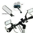 thumbnail image 6 of 2X Wide Rear View Rearview Convex Mirror Cycling Bike Handlebar Safe Rid, 6 of 9