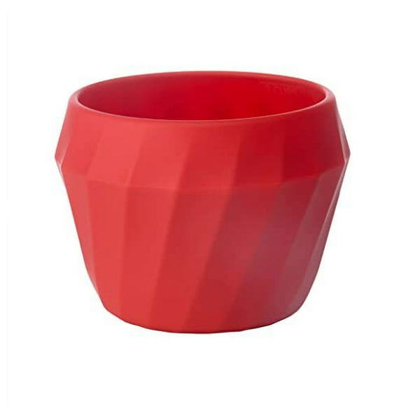 HumanGear FlexiBowl Collapsible Convertible Silicone Eating Bowl 24 fl.oz., Red, International Carry-On (Model: HG0703)