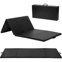 BestMassage Folding Gymnastics Mat 2'' Thickness 4' x 10' for Indoor, Outdoor Exercise