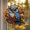 thumbnail image 2 of SIYTUAU Acrylic Owl Pendant Decoration For Tree And Home Holiday Ornament Cute Animal Design For Festive Decor And Gift, 2 of 3