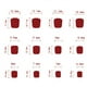 thumbnail image 3 of 24 uñas postizas con diseño de corazones rojos para San Valentín, para usar, para usar, para usar., 3 of 7