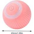 thumbnail image 2 of （Pink）Rechargeable Cat Ball Toy - Intelligent Automatic Rolling Kitten Toys - 360 Degree Rotating Ball for Cats, 2 of 5