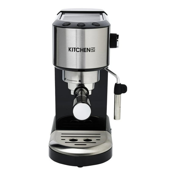 Restored Kitchen HQ Slim Automatic Espresso & Cappuccino Maker (Refurbished)