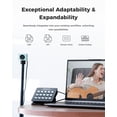 thumbnail image 5 of OBSBOT Meet SE 1080P 100FPS Webcam for PC with AI Framing, 1/2.8" Sensor, HDR, Mic, for Streaming Meeting Gaming (Aurora Green), 5 of 11