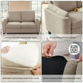 thumbnail image 3 of Pingliang Home 59" Loveseat Small Sofa Couch 2 Seater for Living Room Bedroom Apartment Studio Office,Double Seat Love Seat, 3 of 11