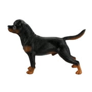 Rottweiler Figurine Simulatoiin Figures Statue Model Desktop Ornaments for Early Learning Gifts