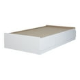 thumbnail image 3 of South Shore Kids Fusion 39" Twin Mate's Bed with 3 Drawers, Pure White, 3 of 8