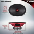 thumbnail image 7 of 2 Pack DS18 6x9" Midrange Loudspeaker 400 Watts Max 200 Watts RMS 4Ω Car Audio, 7 of 7