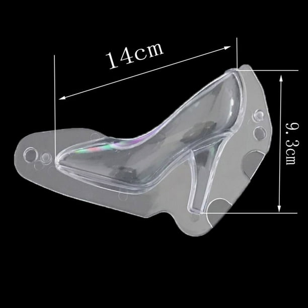 Fondant Mold 3D High Heel mold Home baking tools Shoe Silicone heel shoe fondant mold Mould Chocolate Mousse Cake Mold Clear Candy Home Baking Tools