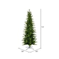 thumbnail image 3 of Vickerman 7.5' x 38" Moutauk Pine Artificial Christmas Pencil Tree, Unlit, 3 of 5