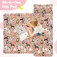 thumbnail image 4 of Boston Terrier Dogs with Pioneer Flower Toddler Nap Mats for Kids Preschool,Sleeping Mat Bag or Kids,Toddler Sleeping Bag,Toddler Nap Mat or Daycare, 4 of 6