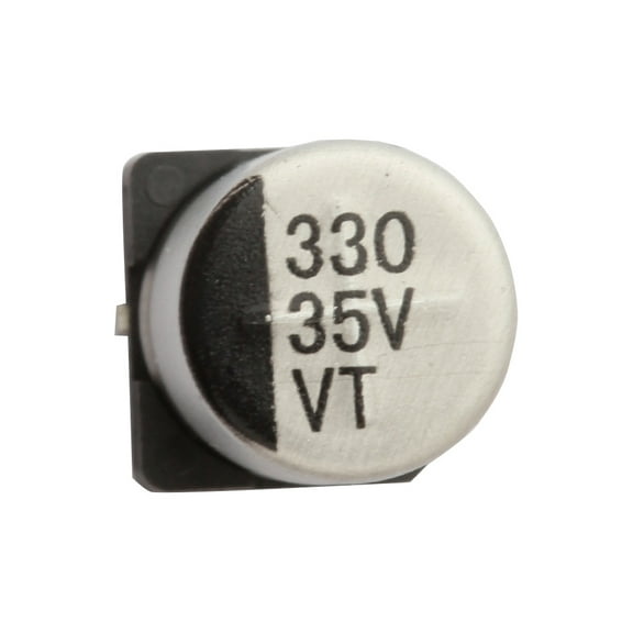 10pcs 35V330UF 10 * 10mm SMD Aluminum Electrolytic Capacitor