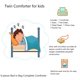thumbnail image 4 of Juego de edredón de 6 piezas tamaño doble, fácil de lavar, con estampado de camión de bomberos de Londres, súper suave, con sábanas y almohada, peluche decorativo para niños, niñas y niños., 4 of 8