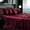 Burgundy, variant on 7Pcs Burgundy Satin Sheets King Size Silky Satin Bed Sheets Set, Luxurious & Soft Bedding Set - 1 Fitted Sheet, 1 Flat Sheet, 4 Pillowcases + 1 Body Pillow case