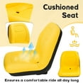 thumbnail image 6 of KOJEM High Back Seats Compatible with John Deere Gator XUV 850D 620I TX 4X2 Turf TX 4X2 4X2 HPX F735 F725 F710 GX355 GX345 Replacement for VG11696 Yellow, 6 of 9