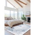thumbnail image 2 of Blue Christmas Area Rug for Bedroom 4x6 Ft Flower Holly Eucalyptus Wood Grain Super Soft fuzzy Throw Rug Non-Slip Fluffy Plush Indoor Floor Carpet for Living Room Nursery Home Decor, 2 of 8