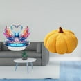 thumbnail image 2 of Escultura De Cisne Acrílico Para Centro De Mesa Y Almohada De Felpa De Calabaza De Halloween, Cojín Decorativo Para Sofá, Para Oficina, Dormitorio, Estantería., 2 of 8