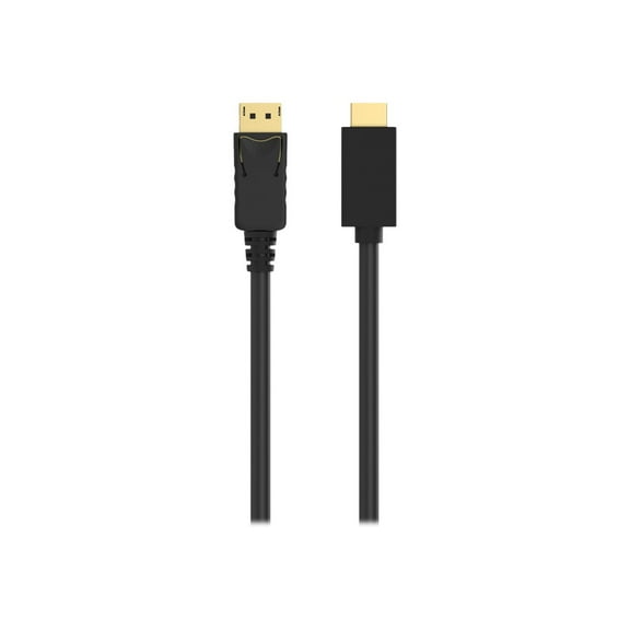 Belkin F2CD001B03-E 3 ft. Black DisplayPort to HDMI® Cable Male to Male