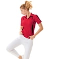 thumbnail image 5 of Jack Smith Women's Short Sleeve Moisture Wicking Athletic Golf Polo Shirts Tops & Tees Zipper closure, 5 of 9