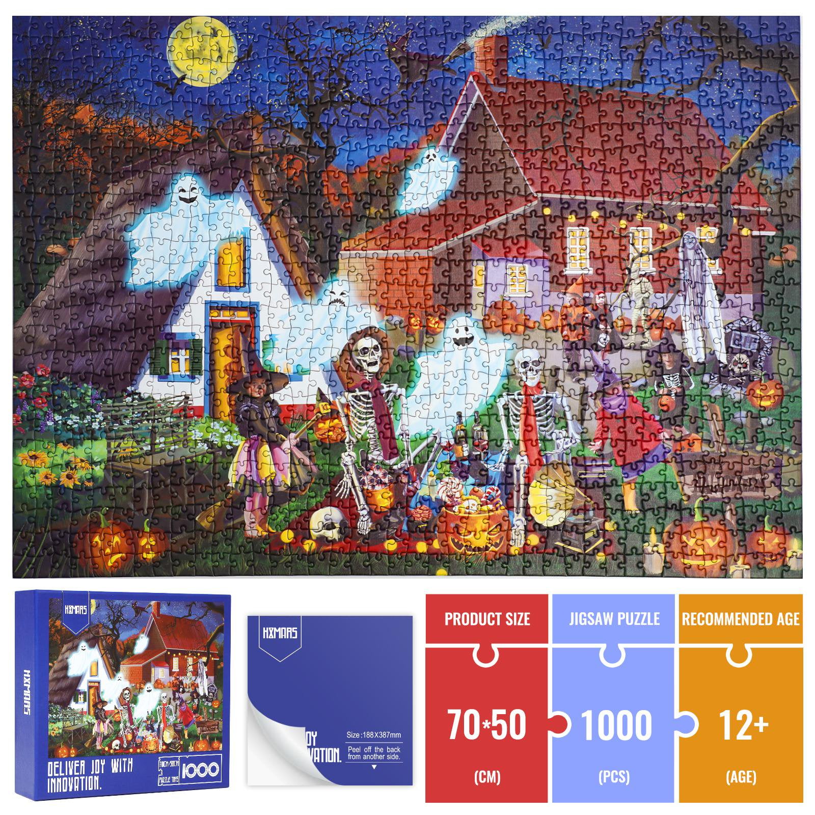1000 Pieces Jigsaw Puzzle Education Puzzles For Adult Kid Halloween Festival 