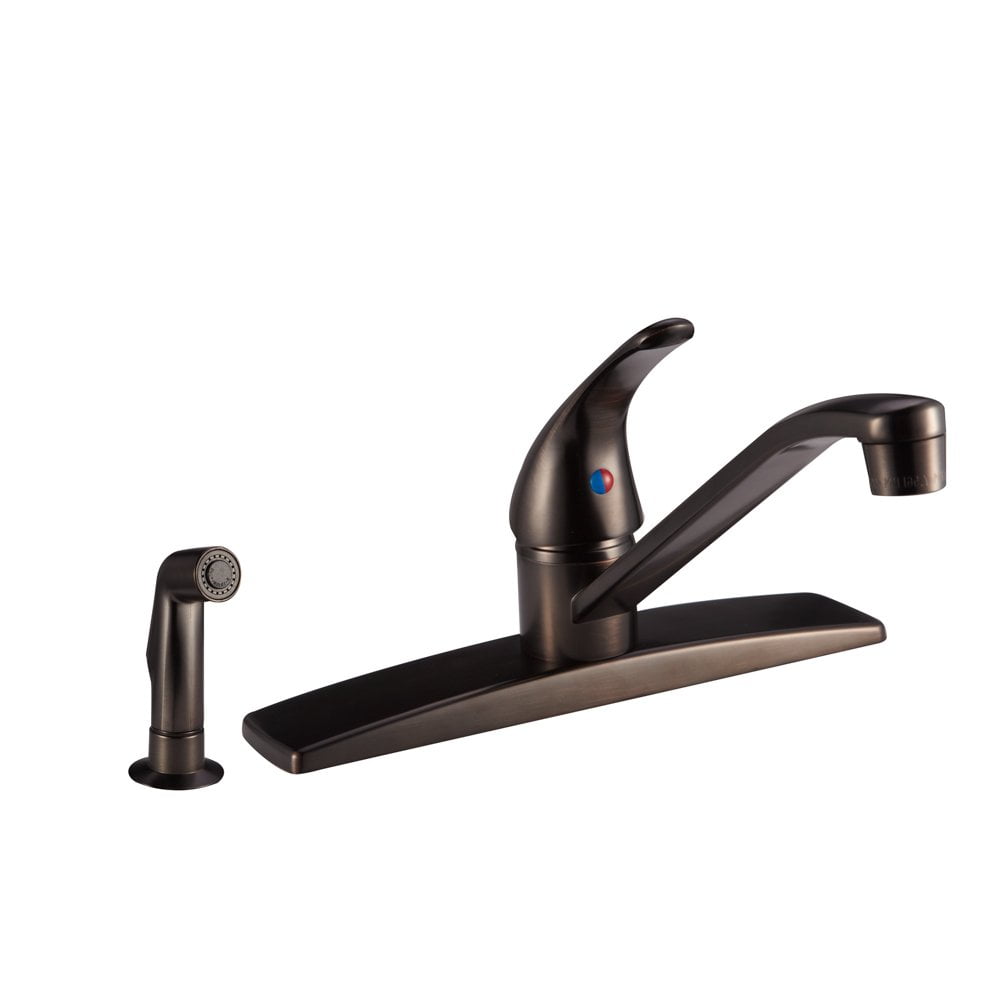 Dura Faucet Single Lever RV Kitchen Faucet w/Spray Bronze