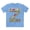 Carolina Blue, variant on Letter Shirt, Shirt with Letters, Tee Shirt with Gold Letters