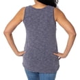 thumbnail image 2 of Women's Navy Virginia Cavaliers Blake Sandwash Rib-Knit Tri-Blend Tank Top, 2 of 2