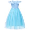 thumbnail image 3 of Girl Elsa Princess Dress Halloween Carnival Cosplay Costume, 3 of 6