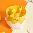 thumbnail image 3 of Little Yellow Duck Pencil Holder, Cute Pencil Cup, Desktop Stationery Organizer Box for Home Office, 3 of 7