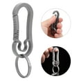thumbnail image 4 of Hebilla colgante para mochila llavero de aleación de titanio ANGGREK Alta dureza Fuerte elasticidad, 4 of 8