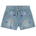thumbnail image 2 of Btween's 2-Pack Lightweight Denim Shorts for Girls | Cotton Blend | Sizes 4-16 - Perfect for Comfort, Style, and Summer Fun!, 2 of 3