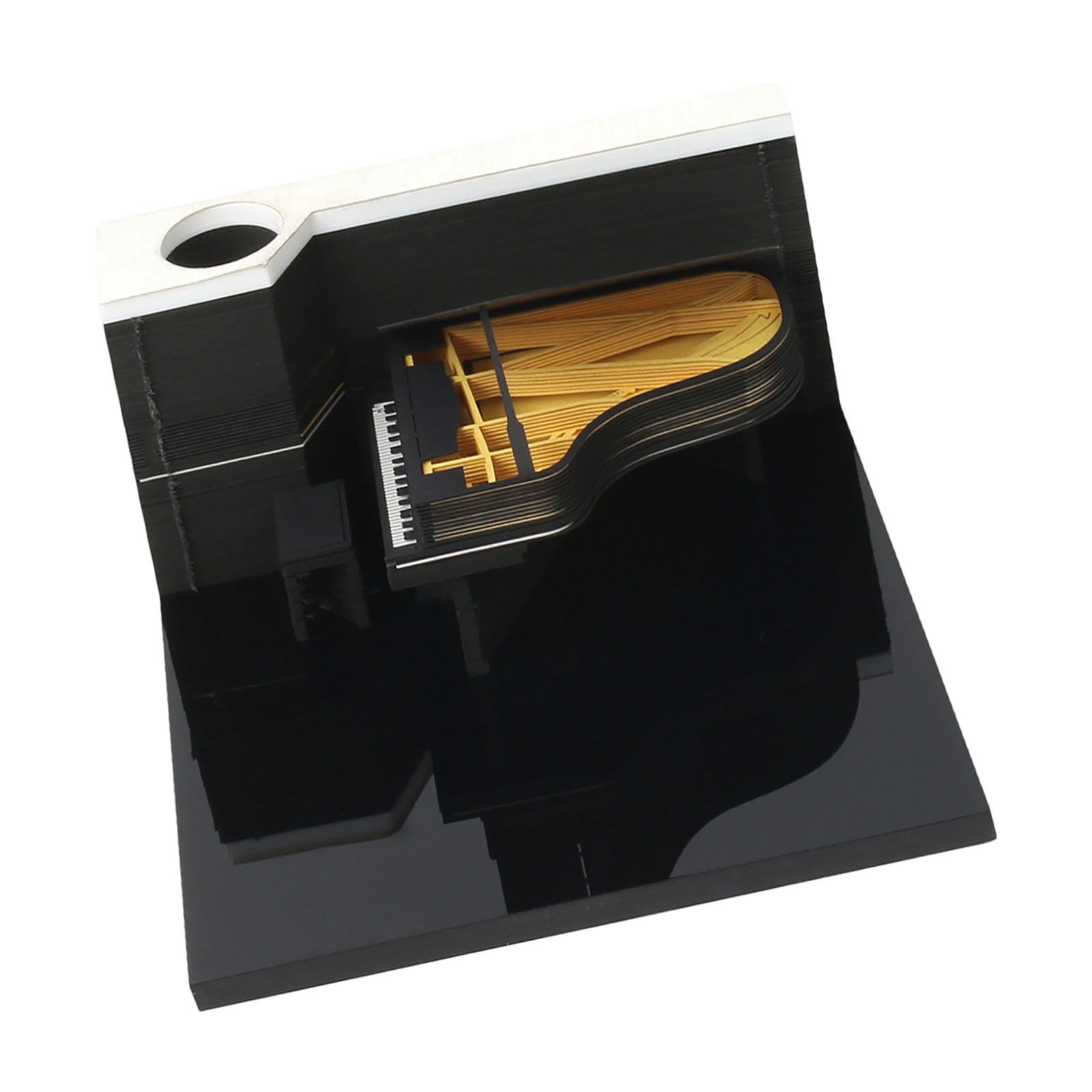 Elegant Piano Note Pad With Weekly Planner Artistic Desk Planner Specialty Paper